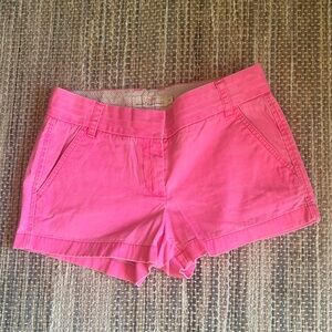J. Crew High Waist Pink Shorts